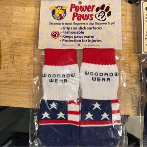 Red, White & Blue Dog Socks - XL